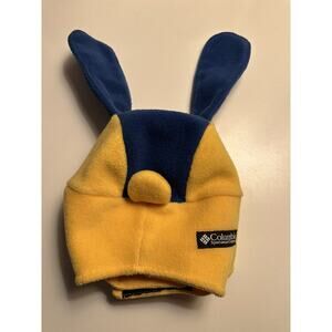 Columbia Bunny Ears Fleece Boys Vintage Beanie Toque Winter Hat